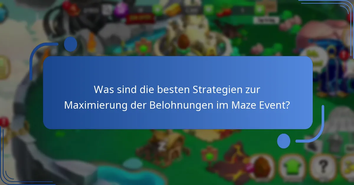 Welche exklusiven Gegenstände können Spieler im Maze Event erhalten?